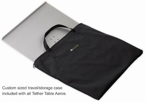 Алатки за алатки Аеро табела, Стандардна издание за преносни платформа за врзување на компјутер, 18 x 16, црна