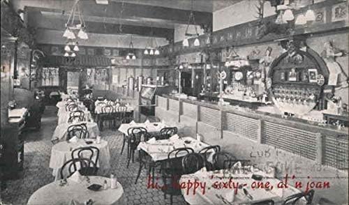 Rскелер Познат германски Ресторан И Бар Сан Франциско, Калифорнија Ка Оригинална Гроздобер Разгледница