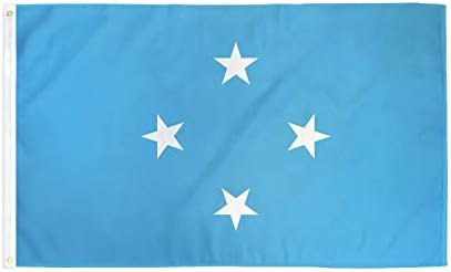 Знаме на знамето на АЗ знаме 2 'x 3' - Микронезиски знамиња 60 x 90 см - банер 2x3 ft