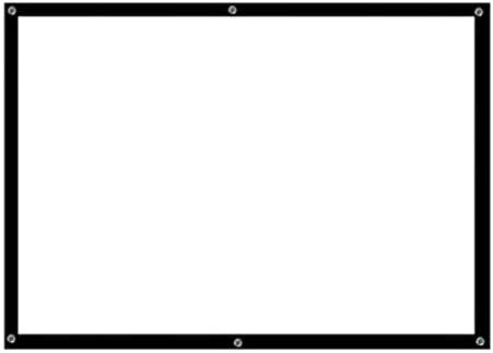 Екран на проектор за висока осветленост Zhuhw 72 84 100 120 150 инчи 16: 9 Проекција на ткаенина за проекција на ткаенина преклопување на екранот