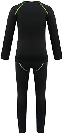 Moily Unisex Момчиња Девојки Професионална компресија термички спортови 2 парчиња облека со долг ракав со хеланки