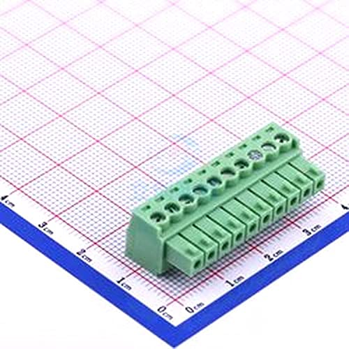 2 Парчиња 3,50 мм Ред Број: 1 Пин: 10 Тип На Блок за Подигнување/ПА66/бакар/90° Вертикален Приклучок За Влез Терминал P=3,5 мм Приклучок 3,50