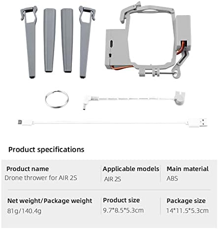 Испорака на подароци за летање со летање со дрон со батерија за батерии за DJI Mavic Air 2/Air 2s