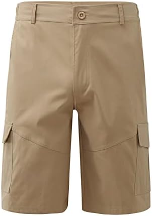 Miashui вратоврска машки лето лабава цврста карго, панталони полуластични половини патент, мува џебни шорцеви панталони товарни панталони за мажи