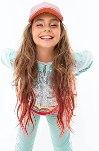 Дизајнер Млади Капи за Момчиња &засилувач; Девојки-Премиум Деца Камионџија Шапка Со Прилагодливи Пластични Тока | Возраст 2-5Т-Розова