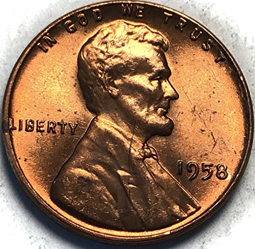 1958 стр. Линколн пченица цент Пени продавач на нане