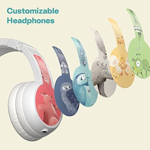 Слушалки за деца на Хомкид - Деца - Прилагодливи, преклопливи и прилагодливи - жични слушалки со ограничување на волуменот - компатибилен