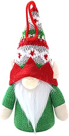 ihtha Божиќни украси кукла gnome безлични декорати слатки кукли реквизити Божиќни кадифни празници за празници украси дома таблети креативни светлечки украси украси к