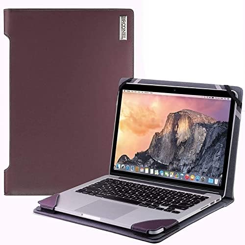 Бронел - Серија на профили - Лаптоп за лаптоп од виолетова кожа компатибилен со HP Chromebook 11A -NA0000NA лаптоп