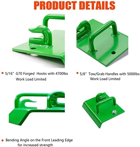 Куки за корпи за трактори Onechoi, завртка на куки за грабнување G70, рачки за влечење/граб