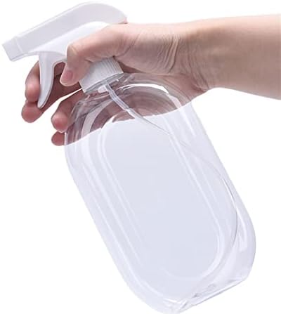 Шишиња со спреј за Amabeapwp 500 ml транспарентно празно шише со спреј пластична рака за притисок на рака, распрскувач за шипки за туш, шампон вода