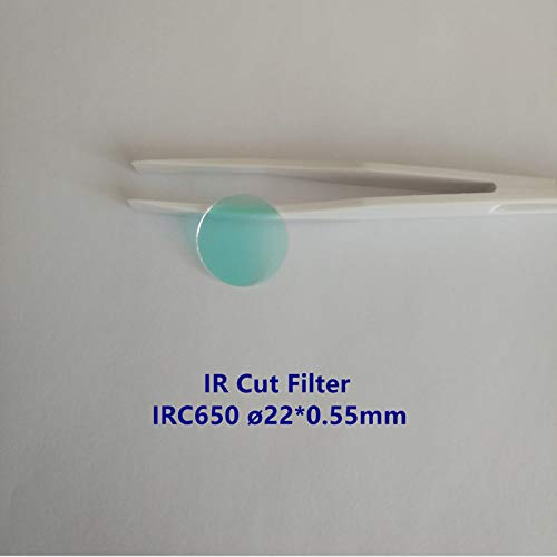 2pcs 22x0.55mm 650nm IR Cut Filter IRC650