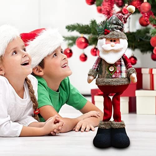 1 парчиња Божиќни Гноми Божиќни Украси Божиќни Гном Кукла Десктоп Божиќна Декорација Виси Стаклени Топчиња Низа