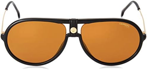 Овални очила за сонце на Карера 1020/С, црно/кафеаво злато СП, 60мм, 15мм