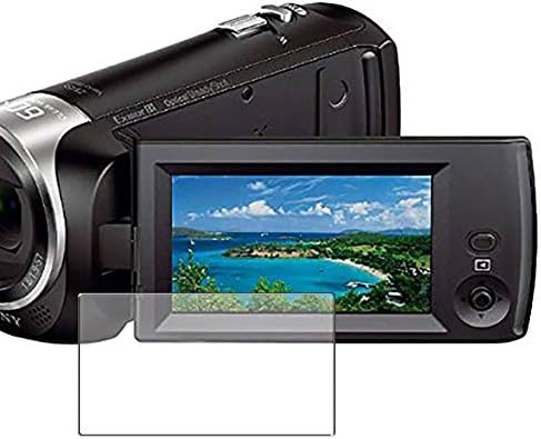 Puccy 3 Пакет Анти-сино светло за заштита на екранот, компатибилен со Sony HDR-CX470 дигиталниот камкордер Handycam TPU чувар （Не заштитени