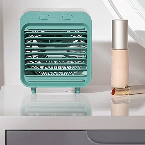Преносен климатик за наизменична струја, мини овластувач вентилатор USB Spray Преносен десктоп ладилник за воздух за кампување на отворено,