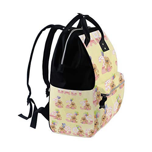 Ранец за торба со пелена во колорил, симпатична бебешка цифра со играчки, случајни дневни пакети со повеќе функционални торби за раки