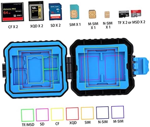 Solustre Cajas Organizadoras Box Bin Организатор пластична кутија за складирање клип меморија за меморија држач за меморија меморија за складирање меморија за складирање на мемор