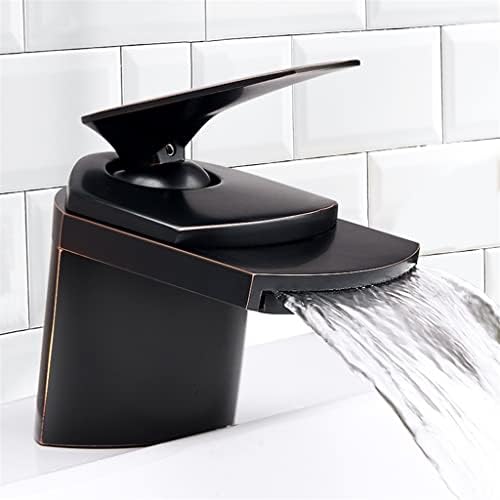 Hmggdd црн слив бања тапа садови мијалник топла и ладна вода миксер Допрете кратки и високи типови нордиски стил месинг кран