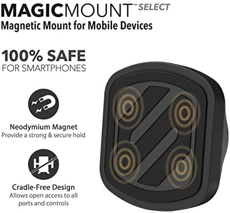 Scosche MMWSM-XCES0 Magicmount Изберете Магнетни Телефон, GPS Или Таблет Вшмукување Чаша Монтирање, 360 Степен Прилагодливи Главата,