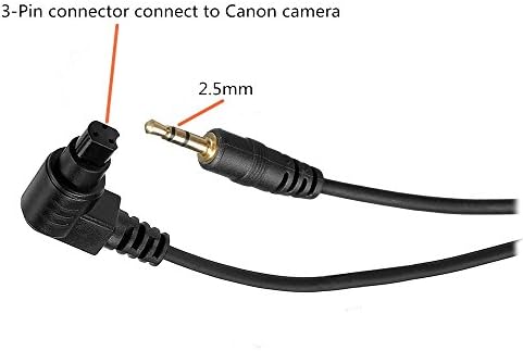 КАБЕЛ За Поврзување НА Кабел ЗА Поврзување НА Блендата LGSHOP 2,5 mm-N10/Dc2 Приклучок За Поврзување На Камерата За Никон D3100 D3200