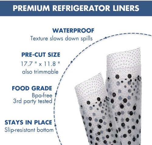 Постави за ладилки за фрижидер за ладилници-Премиум ладилници за ладилки-облоги од фрижидер од 8 парчиња-лесни за употреба и прилагодливи
