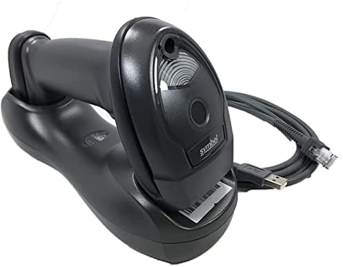Симбол Зебра LI4278 безжичен линеарен сликар Bluetooth баркод скенер, самрак црна - безжична, 547 скенирање/S1D, LED со универзална докинг полнач