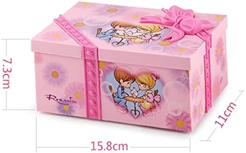 N/A Dancing Girl Music Box Орнаменти Организатор за украси за домашни кутии (боја: розова, големина