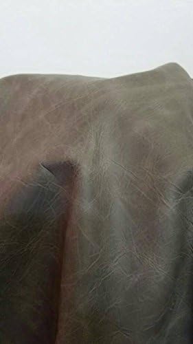 Nat Leathers Brown Taupe Nubuck луд коњ 10 x30 сечење квадратни метри 2,5-3,0 nappa мека тапацир чанта од кукавици со оригинална крава кожа скриена кожа