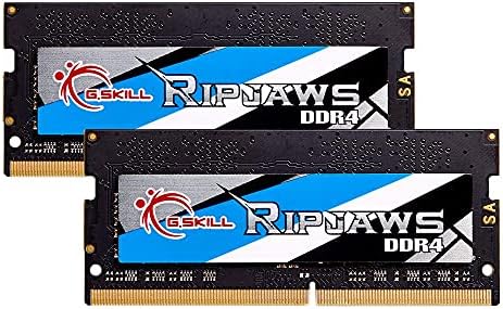G.Skill RipJaws SO-DIMM серија 16 GB 260-Pin DDR4 2666 CL19-19-19-43 1.20V SO-DIMM Memory Model F4-2666C19S-16GRS