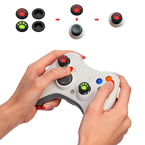 Преклопен контролер за монтирање на телефон за телефон, 2 парчиња монтирање и 4 парчиња капачиња за зафат на палецот, компатибилни со Xbox One/Xbox One S/Xbox One X, Steelseries Nimbus/Steam