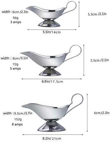 Млеко Пенење Стомни Нерѓосувачки Челик Сос Чамец Стек Сос Чамец Кујна Зачини Чаша Западен Стил Џем Тегла Големи, Средни И Мали Стилови