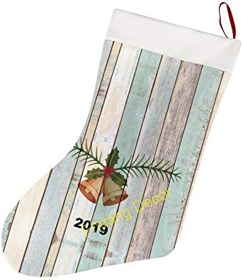 Ирваси Дедо Мраз Божиќни чорапи, големи Божиќни камиони, висечки чорапи за декорации за Божиќни семејни празници за забава, 10x16,5 инчи