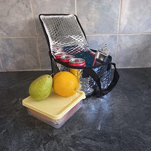 Изолирана торба за ладилник за ручек со црна боја - преносна мека ладилна торба за ладење - ладилник за ладилнини