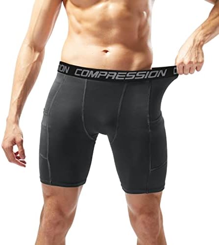 Holure Men Performance Compression Compression Shorts атлетски трчање долна облека