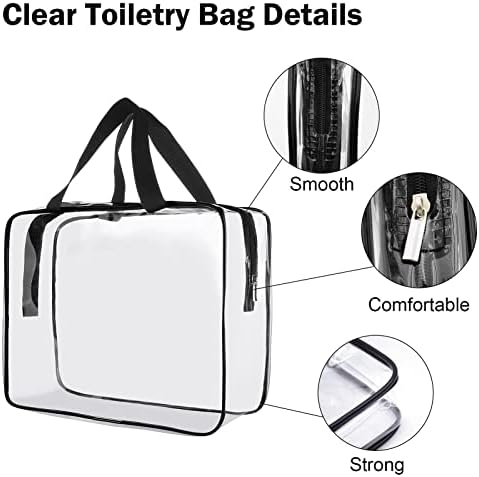 Јасна Торба За Тоалетна Торба Торба Со Големина На Кварт Мали Контејнери За Патување Пластични Тегли За Патување за Креми