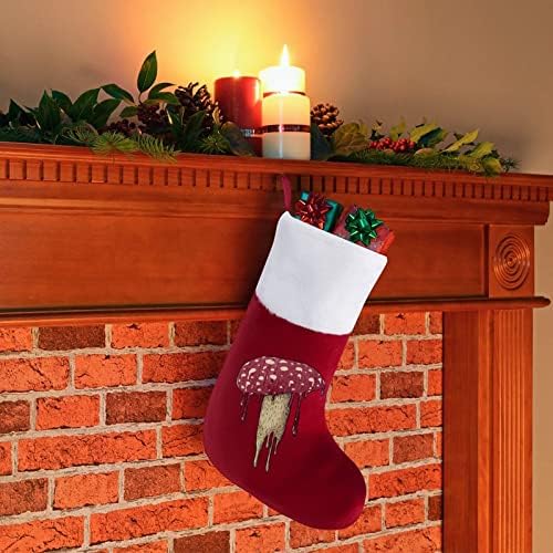 Печурка Божиќ виси чорапи за порибување за Божиќно дрво за одмор дома