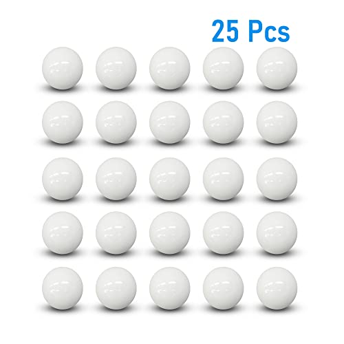 FOCMKEAS 25 PCS 1/4 ”керамички лежиште топка ZRO2 циркониум оксид цврста топка G5 прецизна топка