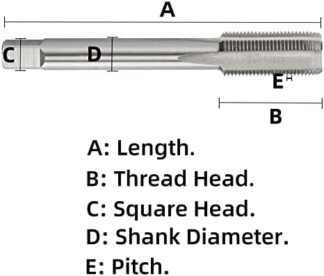 Aceteel метричка нишка Допрете M76 X 1,5, HSS машина Допрете десна рака M76x1.5 mm