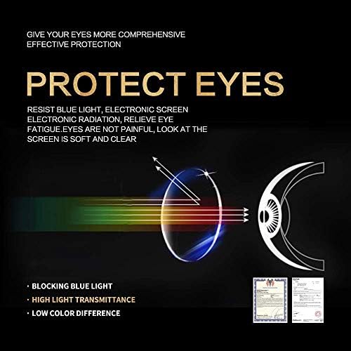 К Кенжу Компјутерски Очила За Читање Сина Светлина Блокирање На Лесни Очила За Жени 2 Пакет
