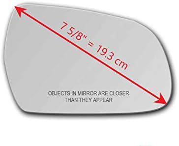 Ново стакло за замена на огледало со лепило со целосна големина за Audi A3 A4 A5 S4 S5 Патнички страничен поглед десно RH Види белешки