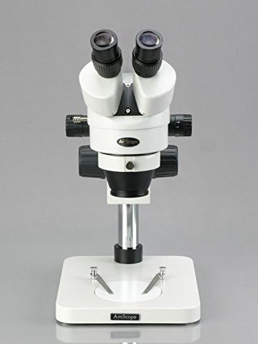 Амскоп См-1БС-64С Професионален Бинокуларен Микроскоп За Стерео Зумирање, Wh10x Окулари, 7x-45X Зголемување, 0,7 X-4,5 X Зум Цел,