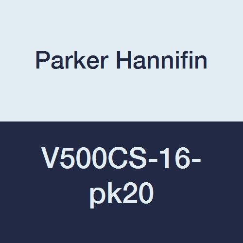 Паркер ХАНИФИН V500CS-16-pk20 Индустриски Топчест Вентил, Тефлонски Печат, 2000 psi, 1 Женски Конец x 1 Женски Конец, Јаглероден