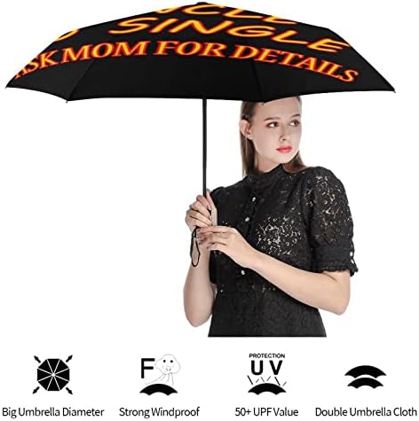 Мојот Вујко Е Еден Компактен Автоматски Преклопен Чадор Ветроупорен Чанта За Патување Чанта За Мажи Жени