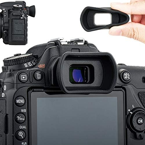 Меки силиконски фотоапарати визир Eyecup Eyepiece EyeShade за Nikon D780 D750 D610 D600 D7500 D7200 D7100 D7000 D5600 D5500 D5300 D5200