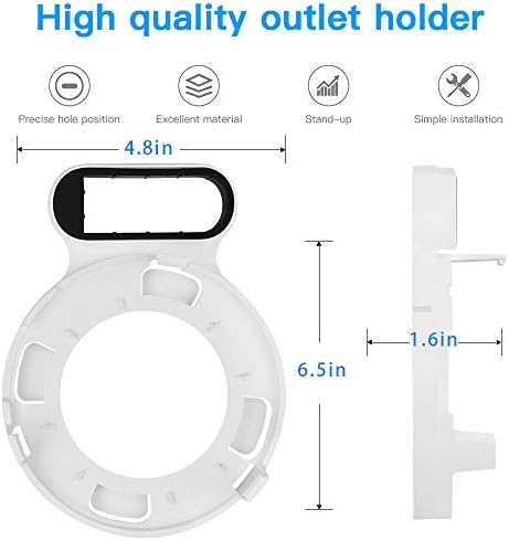 Држач За Држач За излез За Tp-Link Deco M5, Tp-Link Deco P7 Целиот Систем За WiFi На Домашна Мрежа, Цврст Држач За Монтирање На Ѕид За