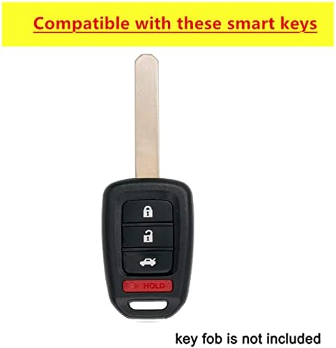 За капакот на Honda Key FOB, TPU клуч за заштитни школки за далечински управувач без клуч за далечински управувач, паметен клуч, погоден за Honda