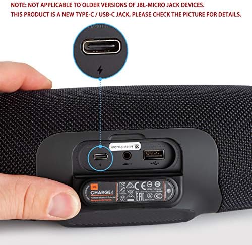 FLICKERSTAR USB ТИП C Кабел За Полнење Кабел За Безжични Bluetooth Слушалки За Звучници, Брзо Полнење ЗА JBL Отчукува Bose И Повеќе Слушалки, Спортски Слушалки, Слушалки За Игри