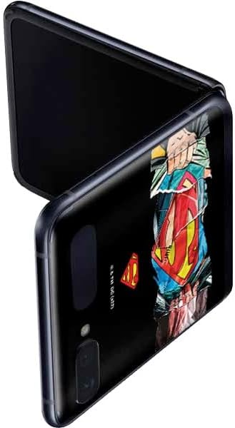 Кожа Налепница Телефонска Кожа Компатибилна Со Samsung Galaxy Z Flip - Официјално Лиценциран Дизајн На Штитот На Ворнер Брос Супермен