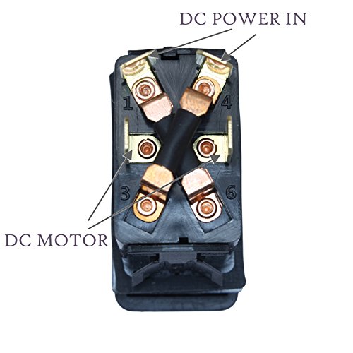 DC Momentary Reversing Rocker Switch